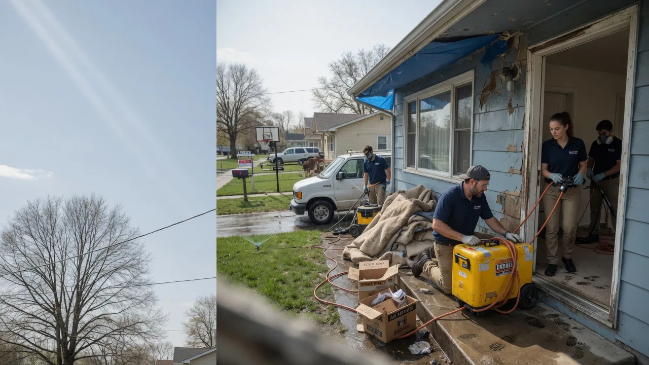 Basement Flood Cleanup in Avon, IN near me